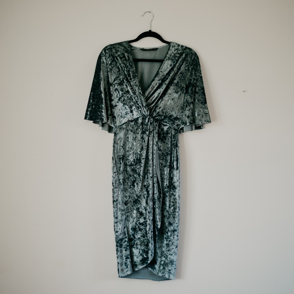Blue Velvet Zara Dress